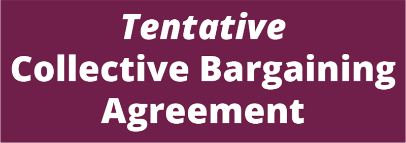 tentative bargaining agreement button